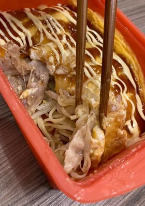 【簡単】レンジで広島風お好み焼き-レシピのメイン写真