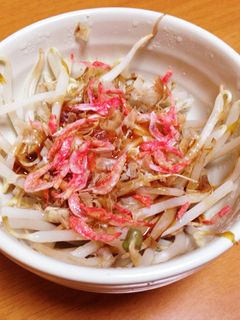 レンジでもやしの巣ごもり卵お好み焼き風-レシピのメイン写真