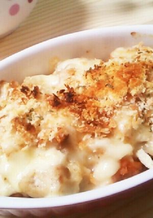 豆ご飯deかぼちゃドリア-レシピのメイン写真