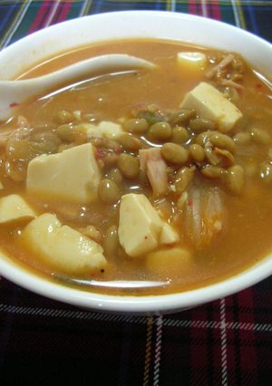 韓国★チョングッチャン風お味噌汁-レシピのメイン写真
