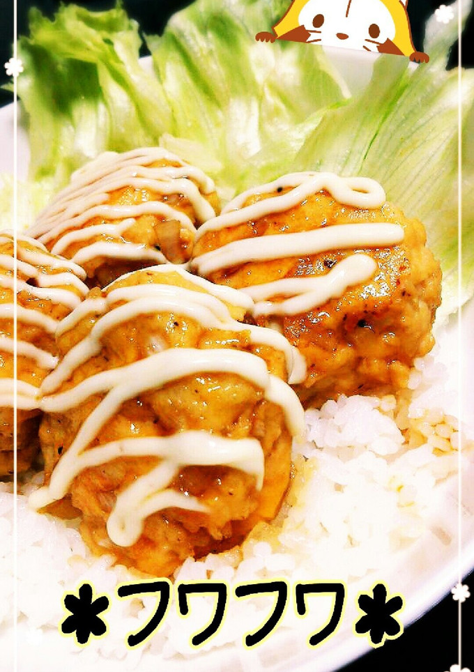 ♡鶏つくねの照り焼きマヨ丼♡-レシピのメイン写真