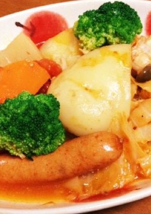 簡単！＊ゴロゴロ野菜のトマトポトフ＊-レシピのメイン写真