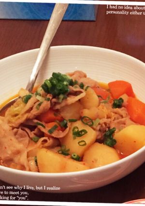 ☆キムチ風肉じゃが☆-レシピのメイン写真