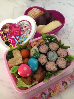 細巻き DE お花 キャラ弁-レシピのメイン写真