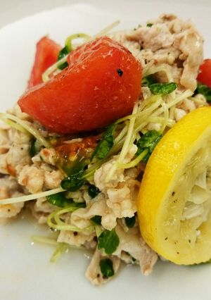 さっぱり～トマトの豚しゃぶサラダ♪-レシピのメイン写真