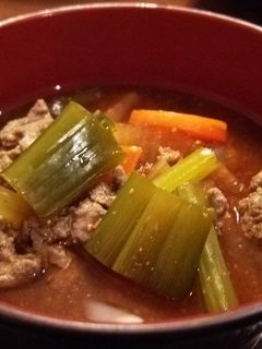イワシのつみれ汁(味噌仕立て)-レシピのメイン写真