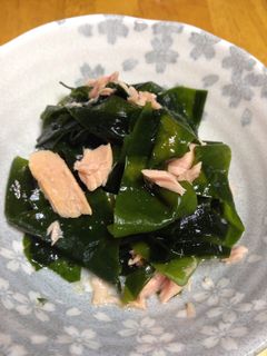 簡単!わかめとシーチキンの和え物-レシピのメイン写真