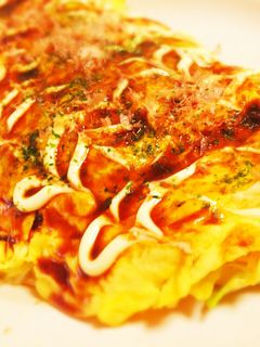 キャベツたっぷり♪お好み焼き風な卵焼き☆-レシピのメイン写真