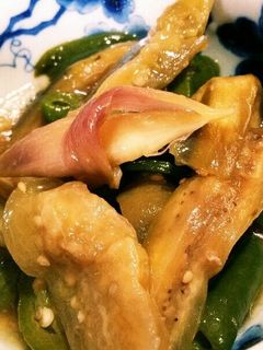 野菜だけ!茄子とピーマンのしょうゆ炒め-レシピのメイン写真