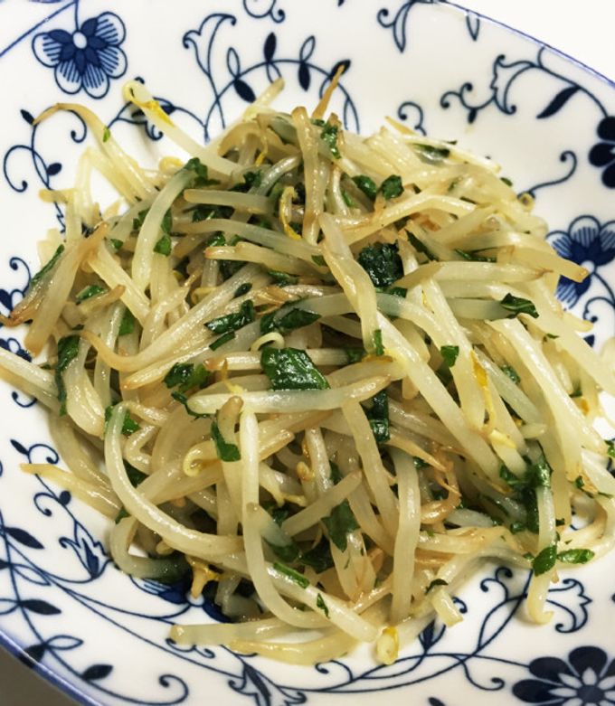 40円で旨い!もやしのしそ炒め-レシピのメイン写真