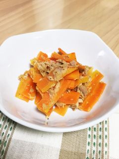 大量消費!にんじん・ツナ炒め-レシピのメイン写真