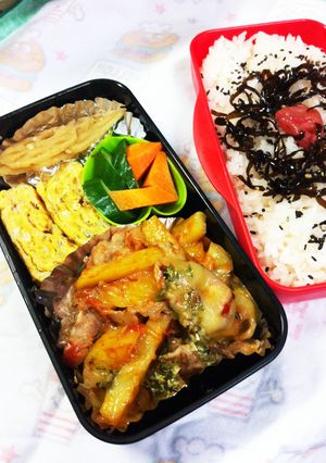 カロリー控えめ・男子高校生弁当〜5-レシピのメイン写真