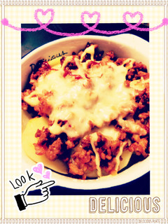 ひき肉のじゃがチーズ焼き♡♡-レシピのメイン写真