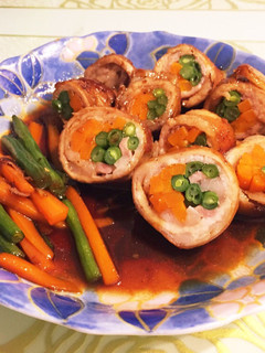 肉巻き巻き♡野菜たーっぷり♪*-レシピのメイン写真