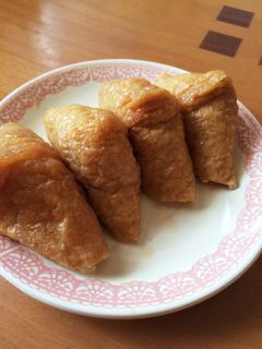 ふつうの油揚げで!三角いなり☆★-レシピのメイン写真