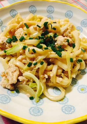 生姜風味の甘辛サッパリ焼きうどん！-レシピのメイン写真