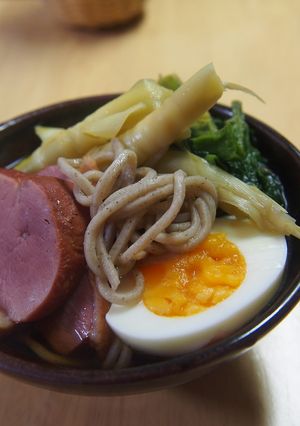 山菜そば-レシピのメイン写真