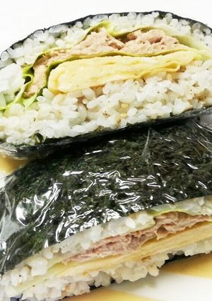 朝ご飯･お弁当にサラダおにぎらず-レシピのメイン写真