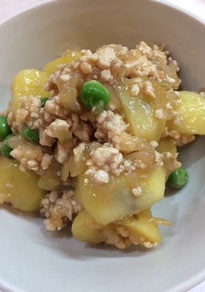 簡単新じゃがのそぼろ煮☆-レシピのメイン写真