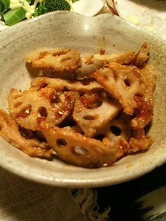 レンコンの豆板醤にんにくソースあえ-レシピのメイン写真