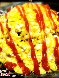 スクランブルエッグdeオムライス♪-レシピのメイン写真