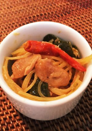 超簡単◎グリーンカレー風味パスタ-レシピのメイン写真