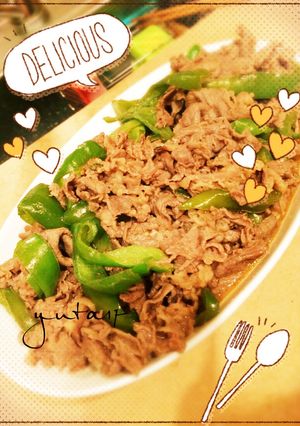 牛肉とピーマンの焼肉炒め-レシピのメイン写真