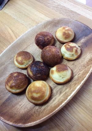 たこ焼き器でミニホットケーキ-レシピのメイン写真
