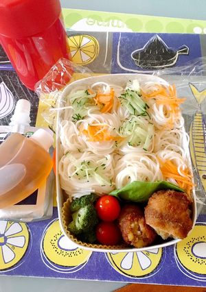 簡単ひとくちソーメン！夏のお弁当に☆-レシピのメイン写真