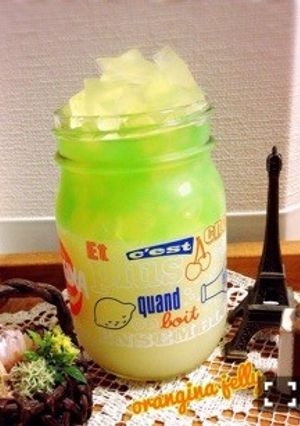 爽やか！カルピス、蜂蜜レモンの初恋ゼリー-レシピのメイン写真