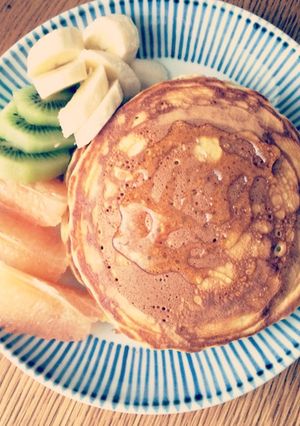 ホットケーキミックスなし☆パンケーキ-レシピのメイン写真