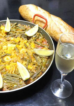 スペイン式炊込みご飯発芽玄米のパエージャ-レシピのメイン写真
