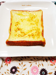 ココナッツオイル de フレンチトースト-レシピのメイン写真