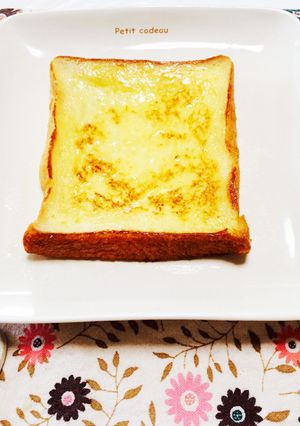 ココナッツオイル de フレンチトースト-レシピのメイン写真