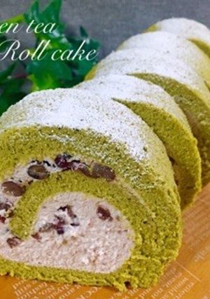 抹茶❤ロールケーキ-レシピのメイン写真
