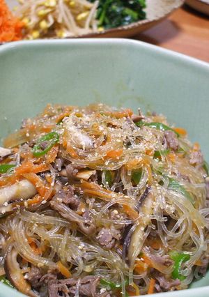 チャプチェ（牛肉と春雨の韓国風炒め）-レシピのメイン写真