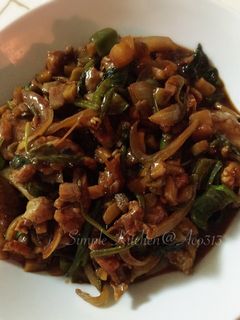 豚こまほうれん草とザーサイの甜麺醤炒め-レシピのメイン写真