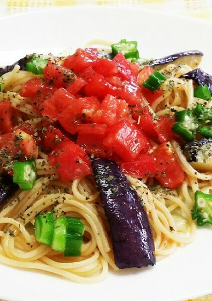 夏だねっ☆野菜たっぷりの冷やしパスタ-レシピのメイン写真