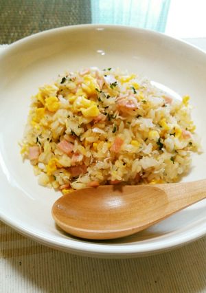 マヨでパラパラ♡しらすと大葉の和風炒飯-レシピのメイン写真