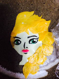 エルサ キャラ弁-レシピのメイン写真