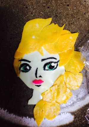 エルサ キャラ弁-レシピのメイン写真