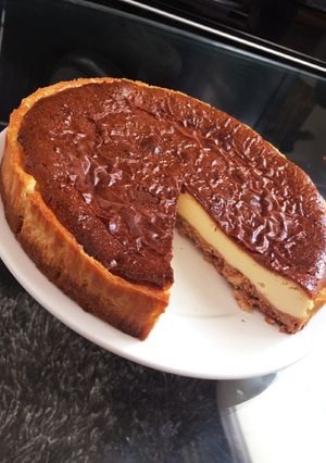 ベイクドチーズケーキ♡！-レシピのメイン写真