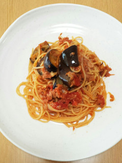 ☆なすとツナのトマトパスタ☆-レシピのメイン写真