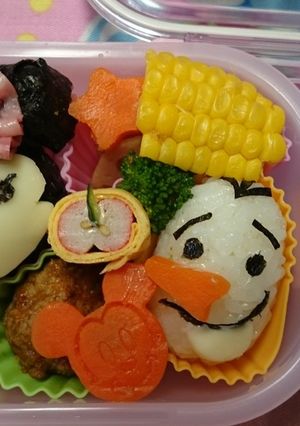 ツムツムミニーちゃんキャラ弁-レシピのメイン写真