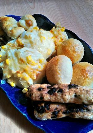 お粥なしで簡単♪手ごねのごパン-レシピのメイン写真