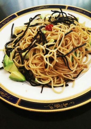 地中海式＃ひじきのペペロンチーノ♦-レシピのメイン写真