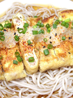 お揚げカツのドカンとのっけ盛り冷やし蕎麦-レシピのメイン写真