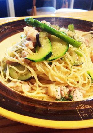 おうちにある食材で和風パスタ-レシピのメイン写真