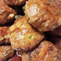 รูปของ 胸ひき肉でミニハンバーグ☆
