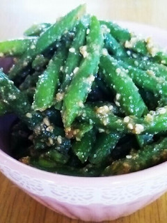 いんげんの胡麻味噌和え-レシピのメイン写真